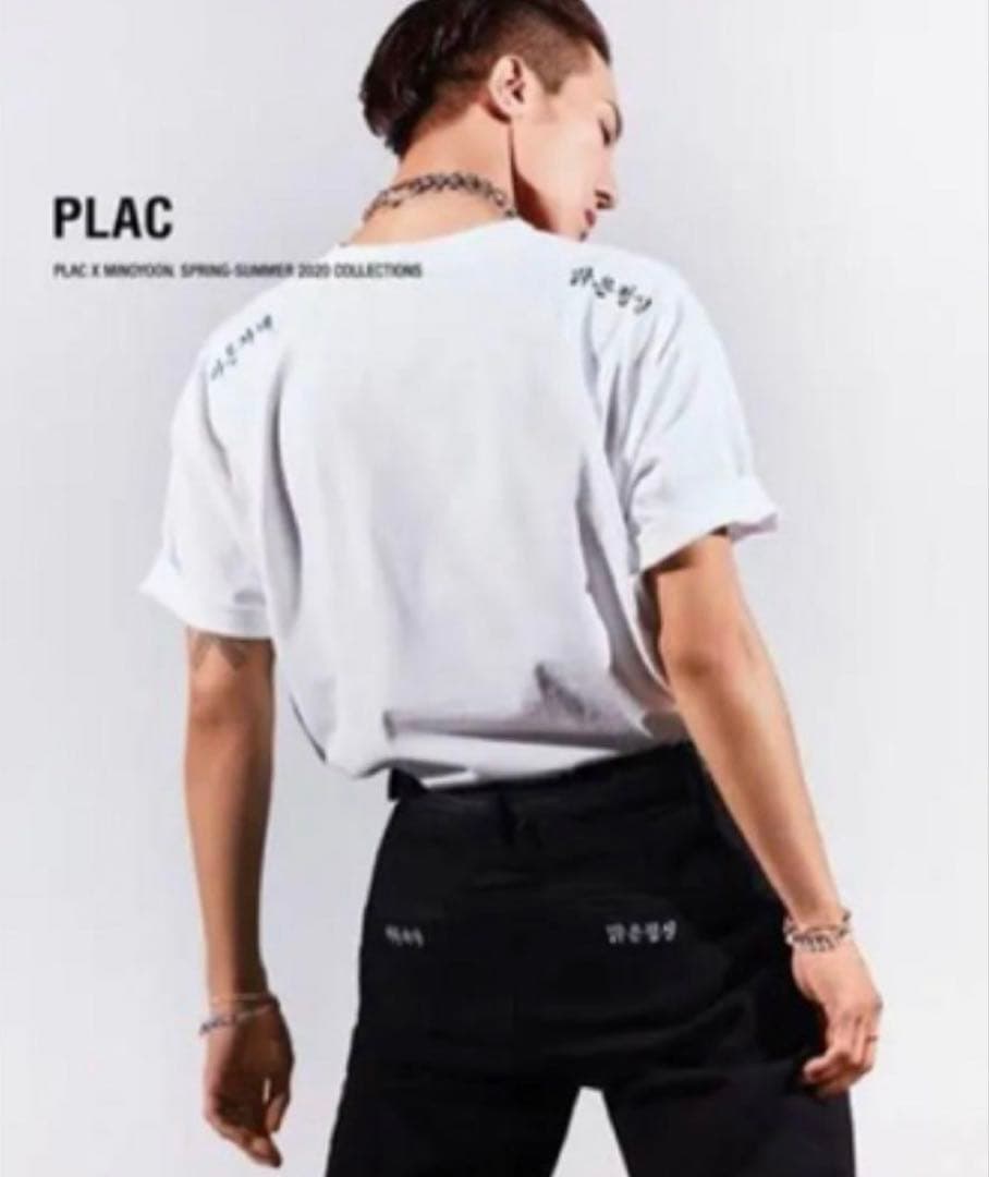 レア！韓国▪️plac × WINNER ミノ ▪️コラボ Tシャツ ブラック