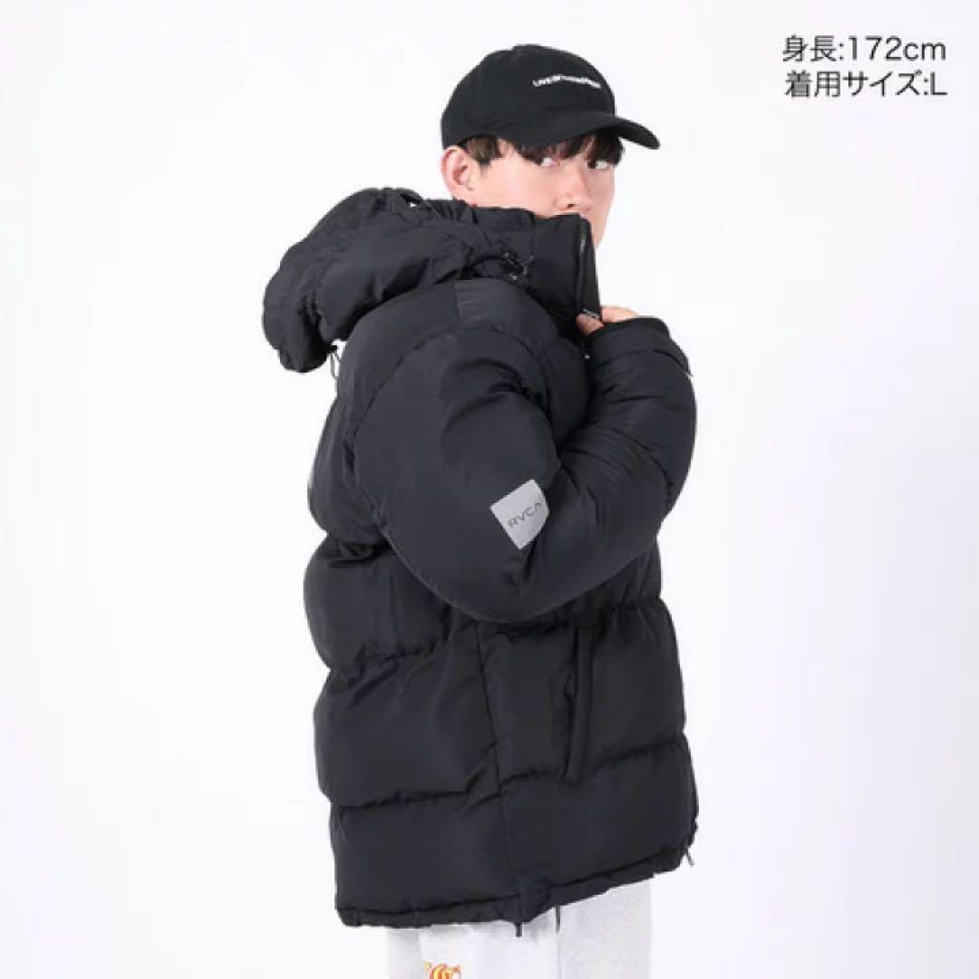 RVCA ブラック ダウンジャケット Ｓサイズ