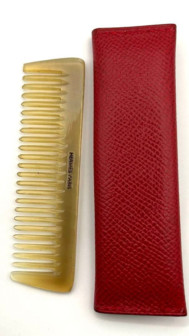 エルメス　コーム　革　ケース　箱付き