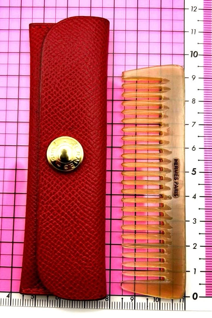 エルメス　コーム　革　ケース　箱付き