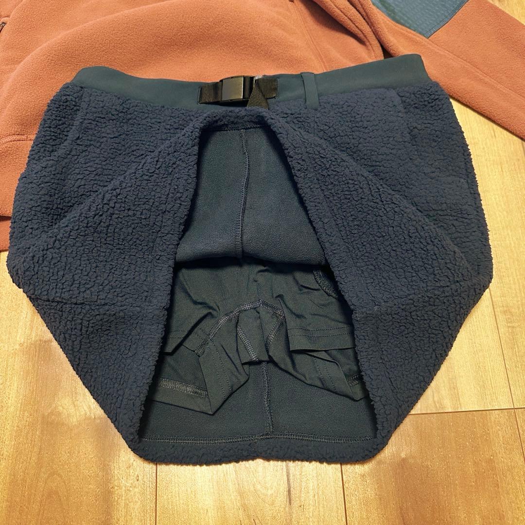 フリース　長袖　クロップド丈　ボアスカート　サイズL セットアップ　秋冬　温かい