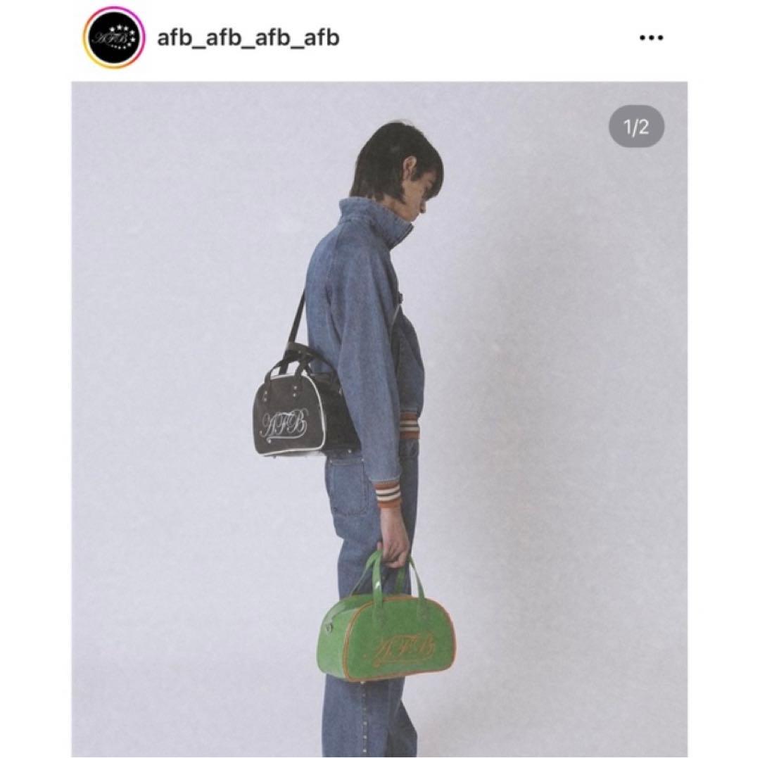 AFB ショルダーバッグ　Y2K エナメル　値下げ不可