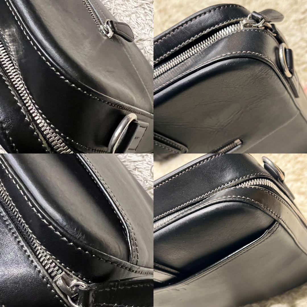 極美品✨ソメスサドル イノベーション ビジネスバッグ 2way レザー　ブラック