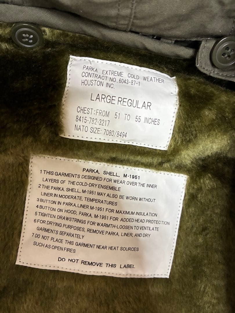 HOUSTON◾️M-51ヒューストン・モッズコート m51◼️ライナー付き