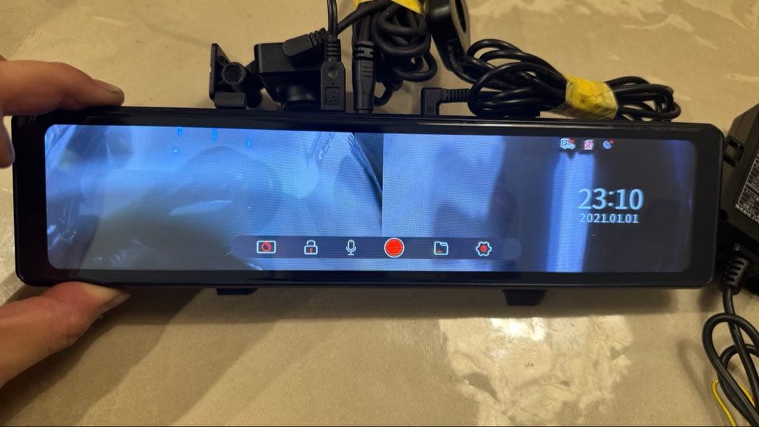 や*す様 KENWOOD DRV-EM4700 2カメラミラー型前後ドライブレコ