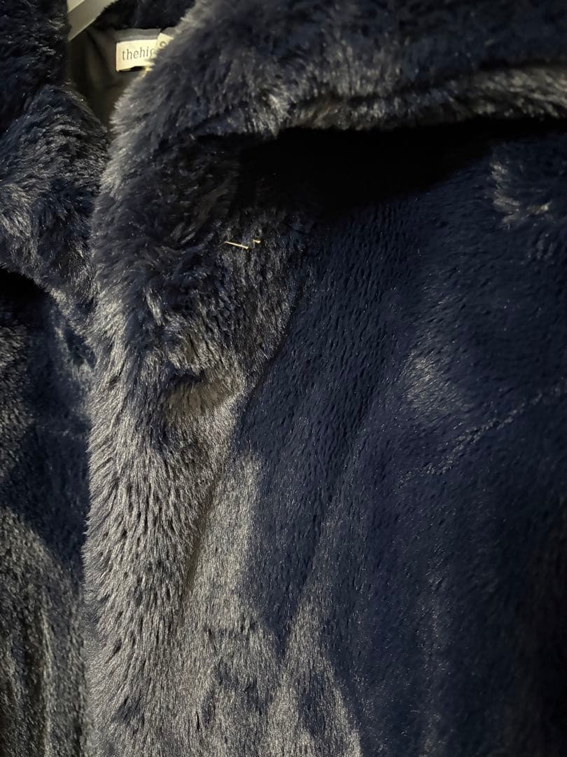 日曜まで値下　thehighlights ザハイライツ　eco-fur coat