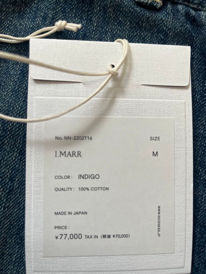 nicenessナイスネス I.MARR 25aw Mサイズ