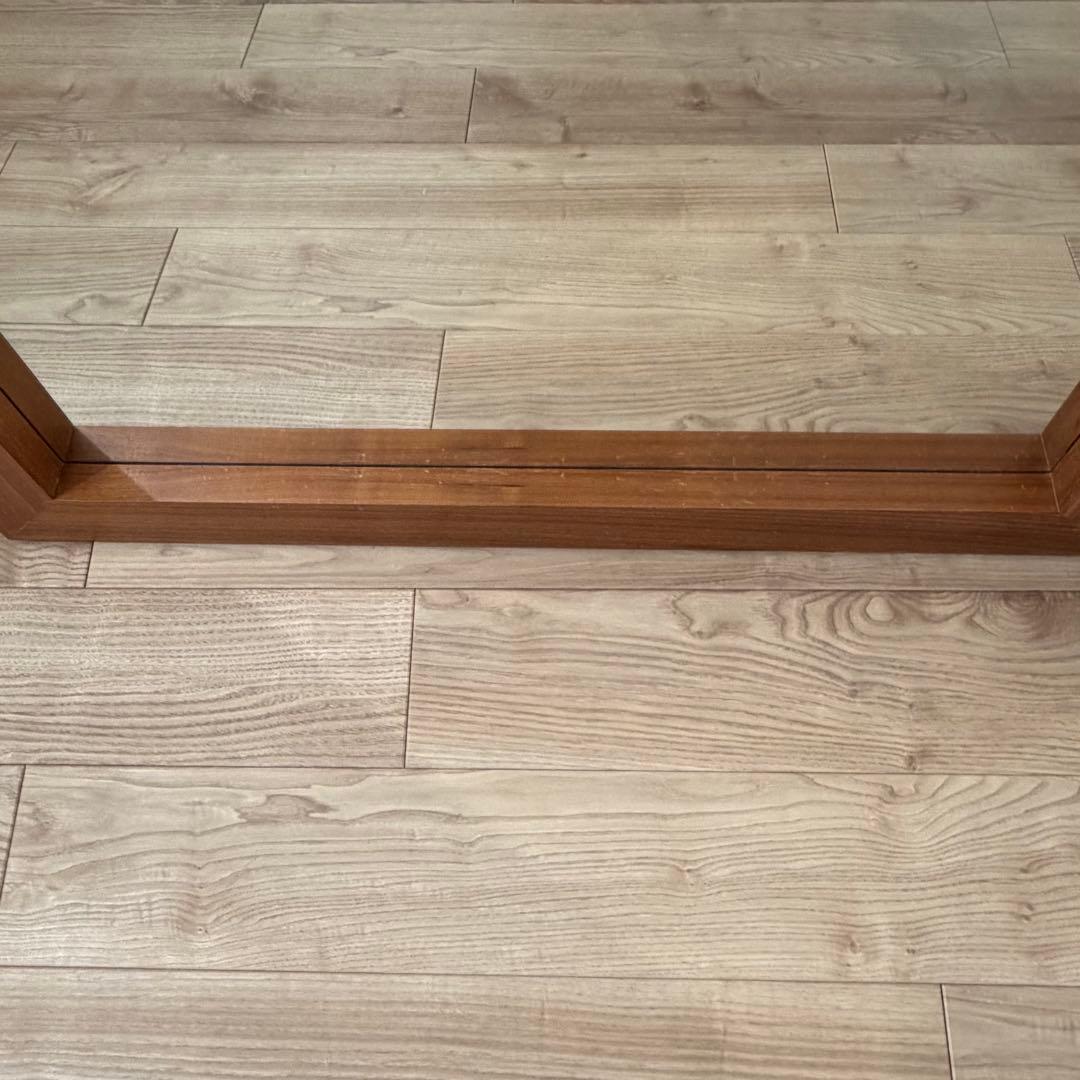 ACTUS 大型 ガラスミラー 全身鏡 姿見鏡 スタンドミラー 木製フレーム 鏡