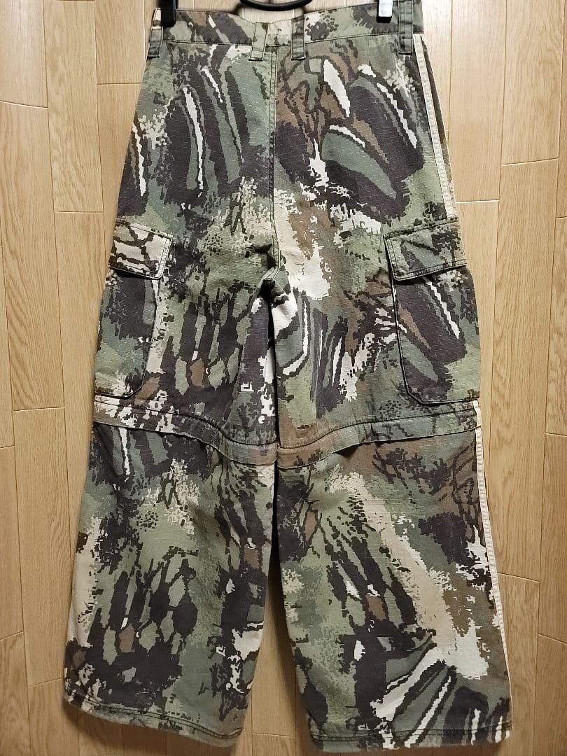 【Mサイズ】アディダスオリジナルス ジップオフ カーゴパンツ 迷彩