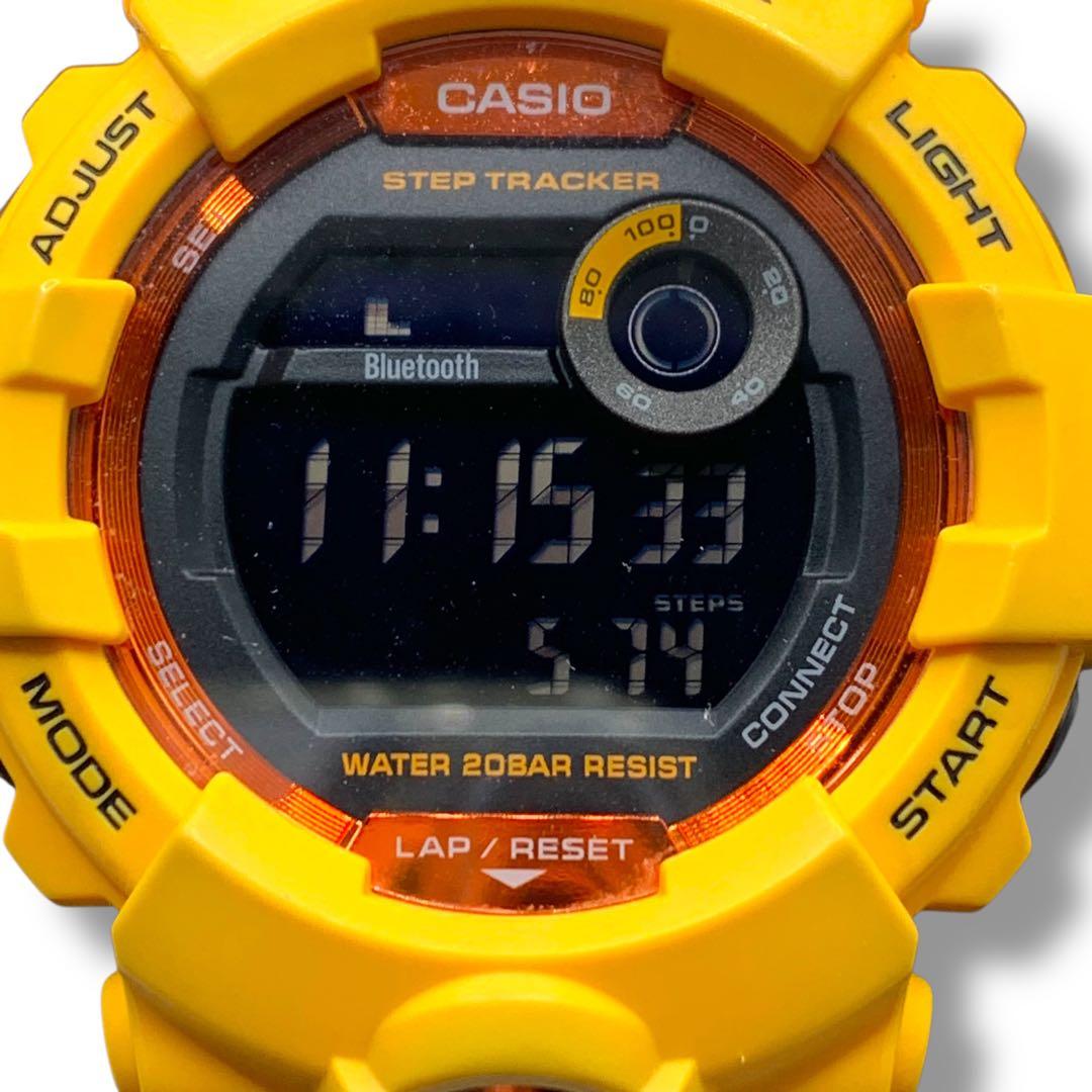 希少　G-SHOCK GBD-800 腕時計　オレンジ　黄色Bluetooth