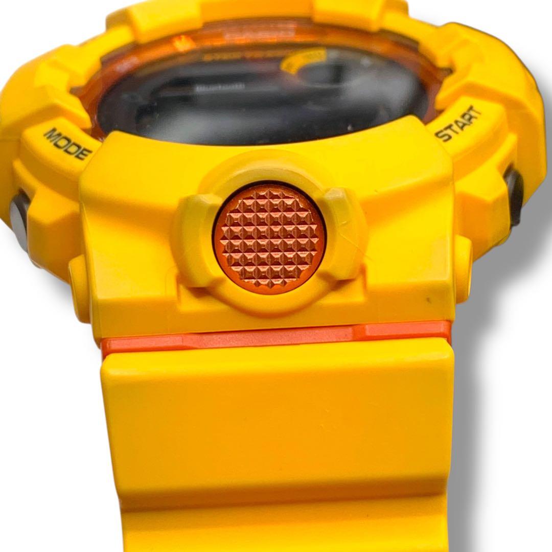 希少　G-SHOCK GBD-800 腕時計　オレンジ　黄色Bluetooth