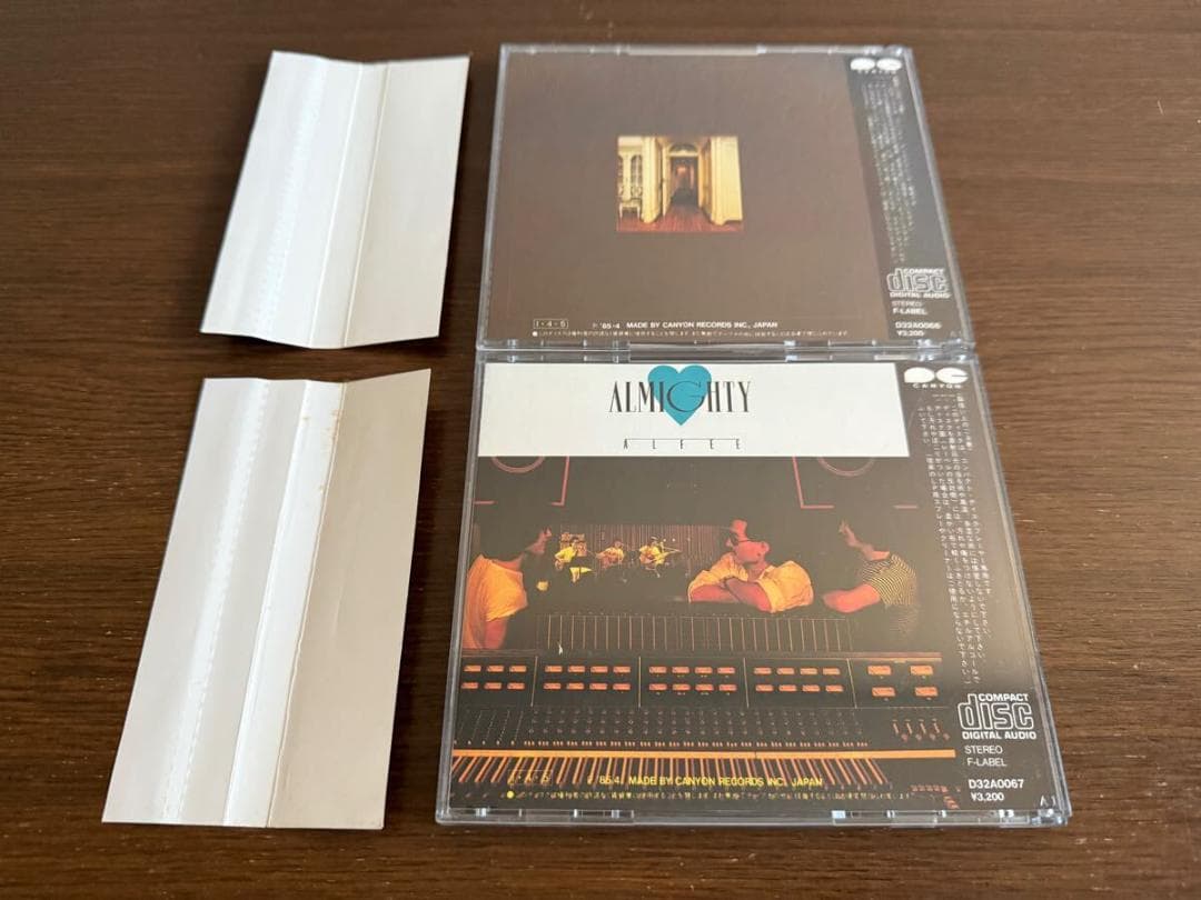 【折込帯】アルフィー 旧規格2タイトルセット(3rd & 4th) 消費税表記無