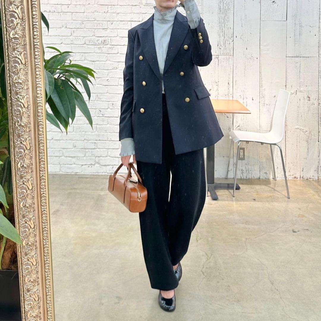 美品 ウィムガゼット 24AW GEMINI 14Gスムースニットパンツ