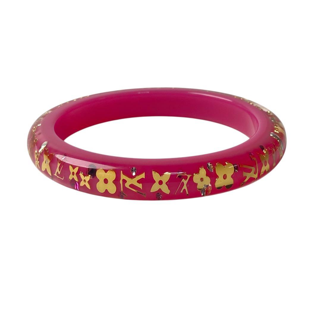 ルイ ヴィトン LOUIS VUITTON ブラスレ LVロゴ バングル