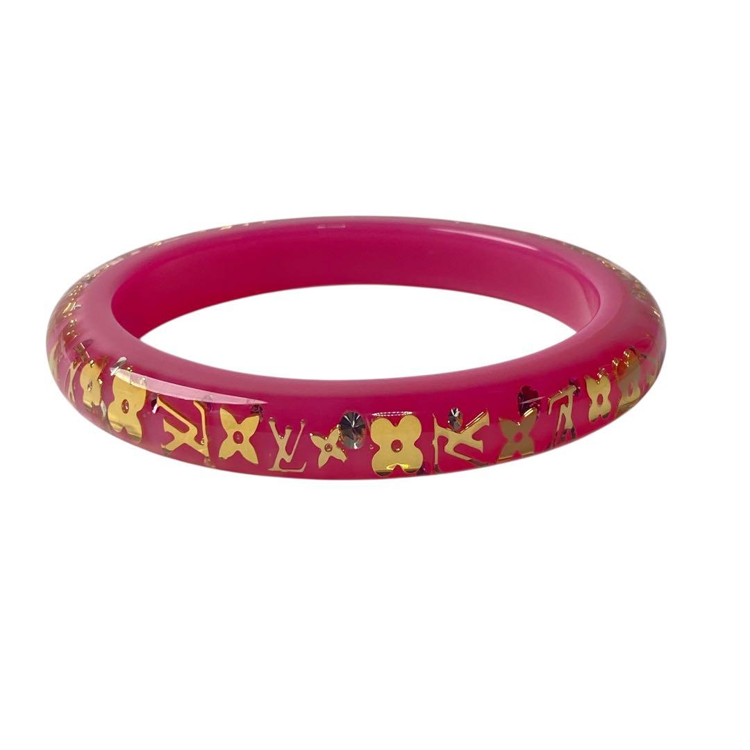 ルイ ヴィトン LOUIS VUITTON ブラスレ LVロゴ バングル