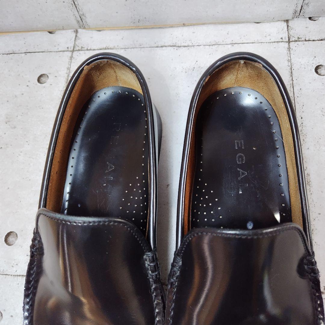 【人気モデル】REGAL コブラヴァンプ ローファー 黒 本革 日本製 25.5