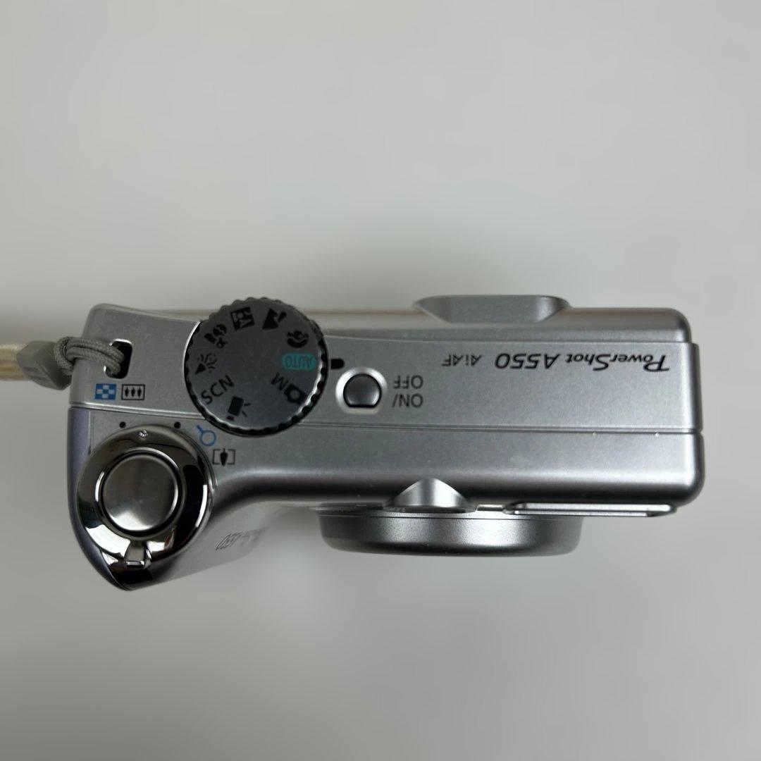 美品! Canon キャノンPowerShot A550 デジカメ 箱 説明書