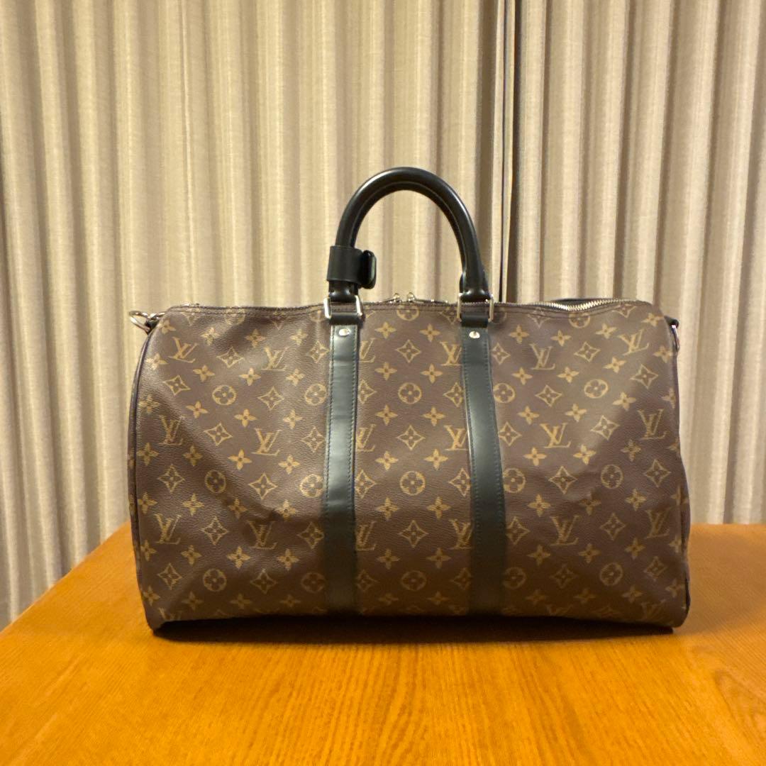 ルイヴィトン　キーポルバンドリエール45 モノグラムマカサー　M56711