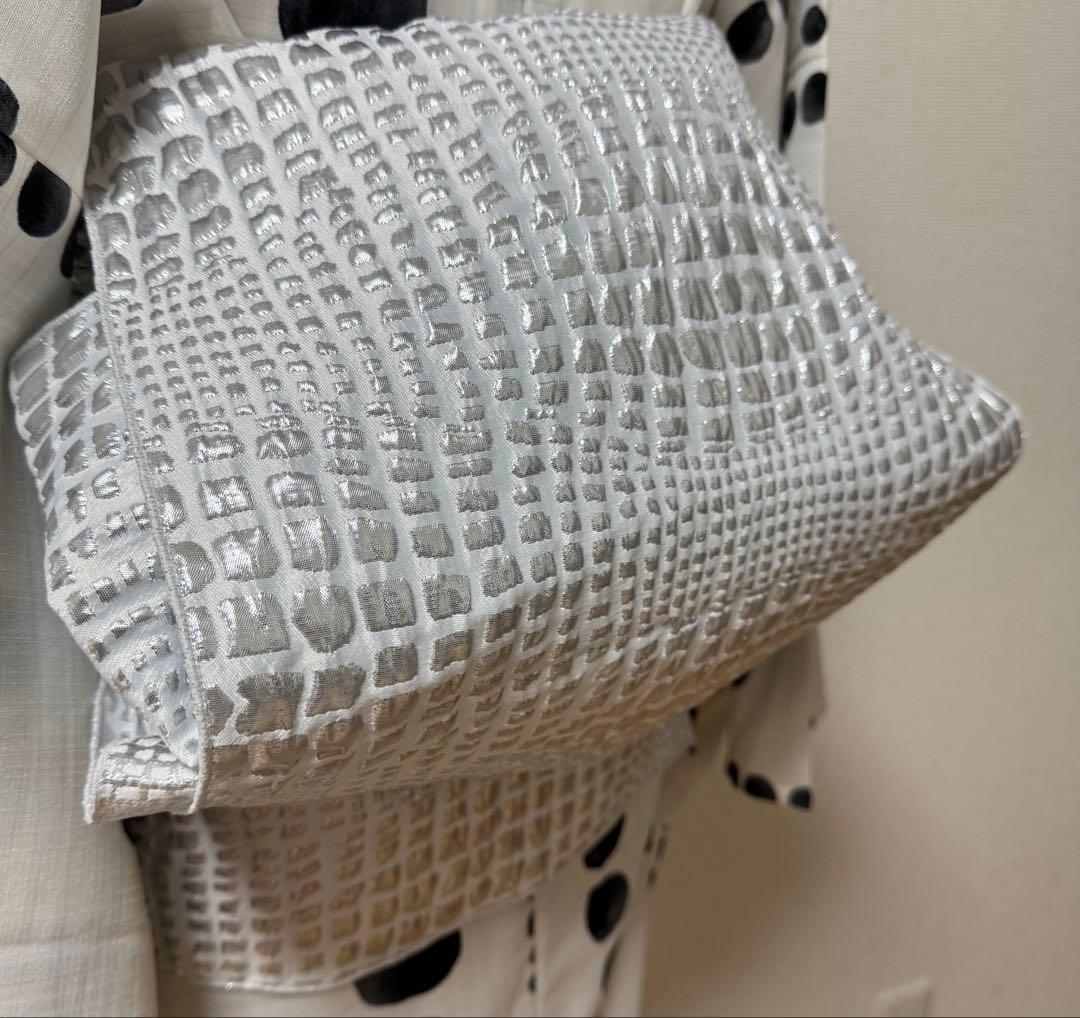 大人兵児帯【レッドメタル】【プラチナメタル】【ブラックリリー】3点おまとめ