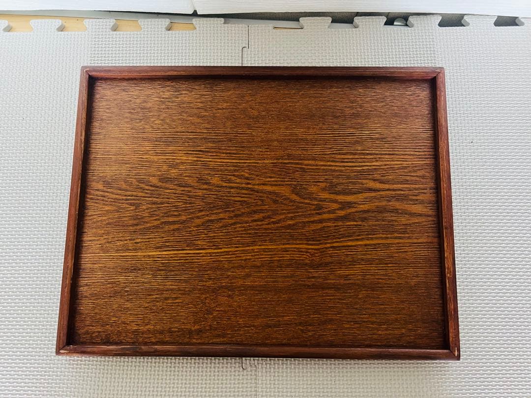 KA48☆お盆☆20枚セット 木製 トレー お膳 和風 レトロ