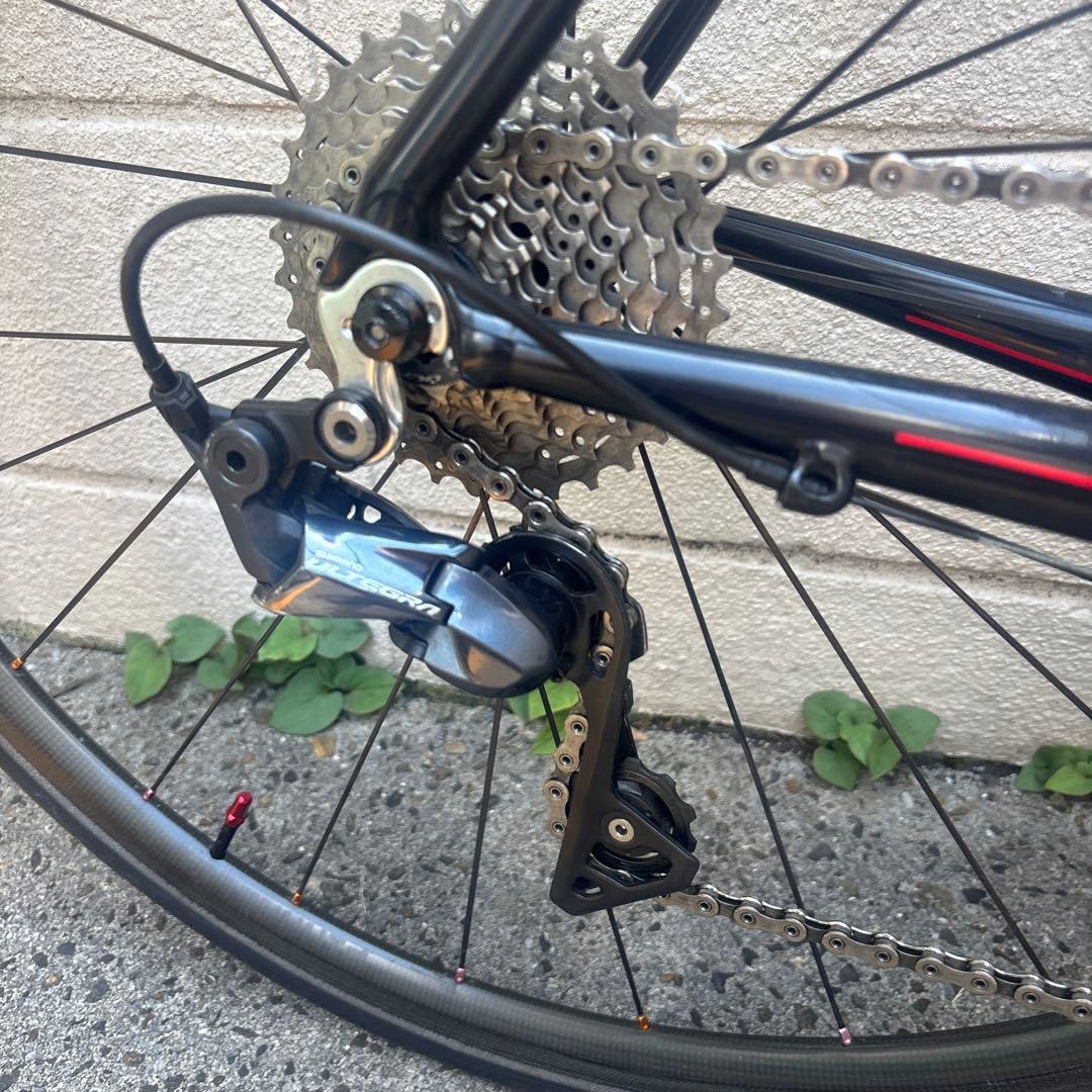 【再値下/軽量】Bianchi FENICE PRO(黒×ピンク) サイズ55