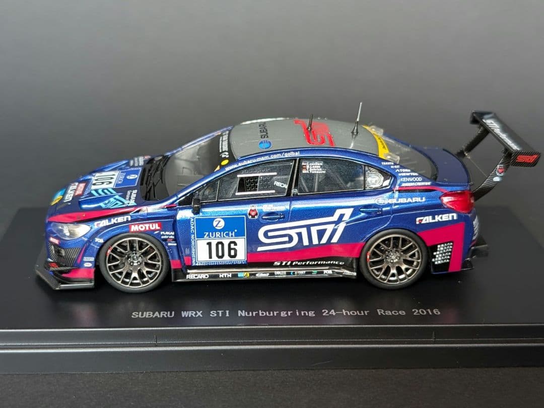 ミニカー EBBRO 1/43 SUBARU WRX STI No.106 2016