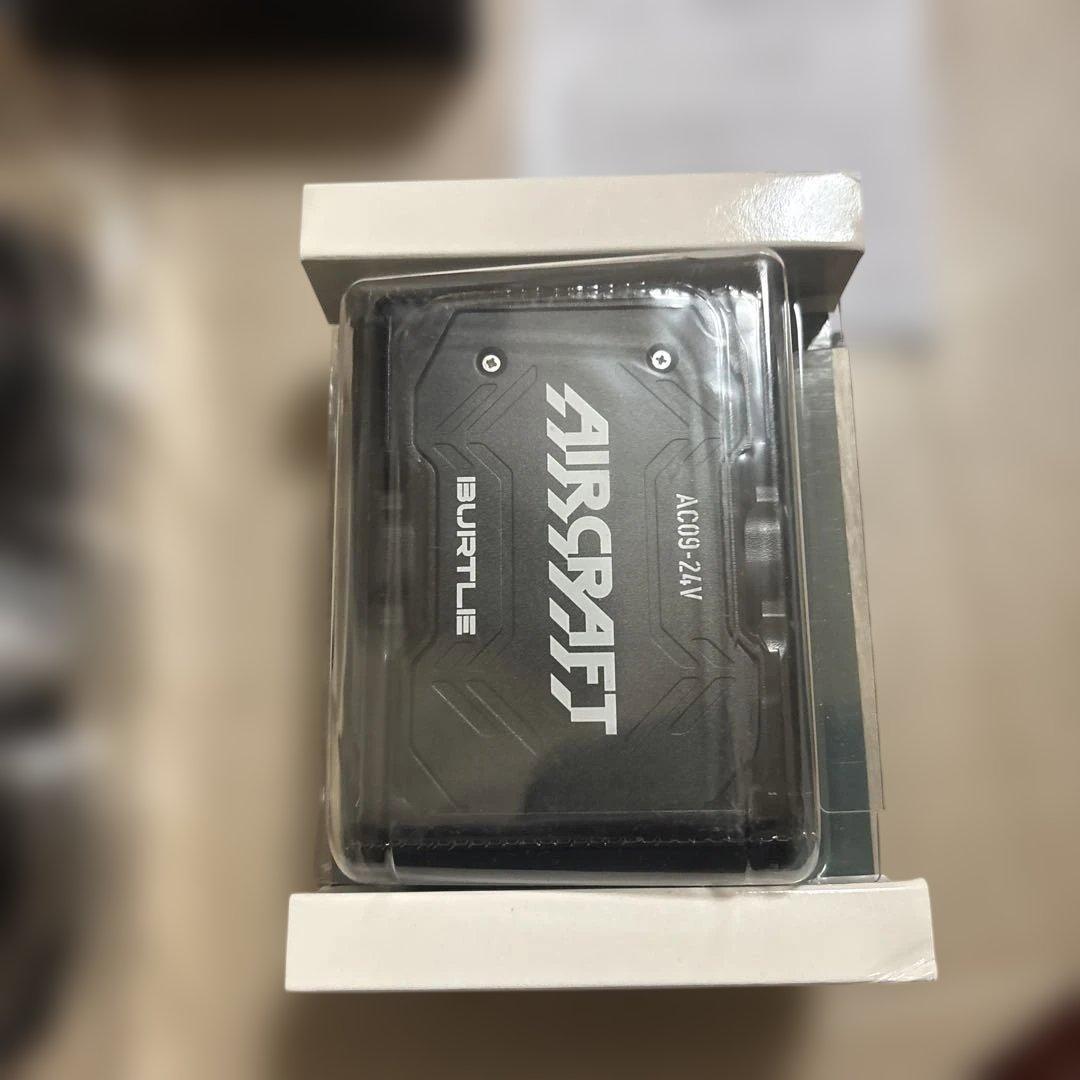 バートル 2025年限定カラー（赤）新品 空調服用ファン＆新品24Vバッテリー