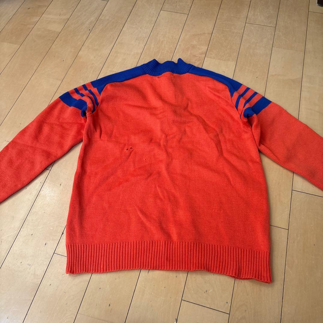 デサント社製 adidas アディダス ヘンリーネックニット