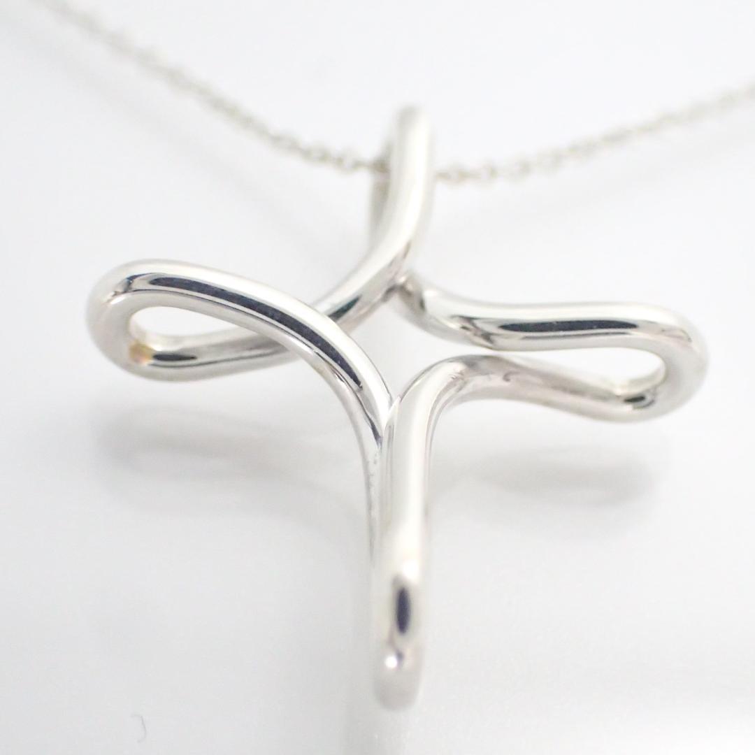 ティファニー TIFFANY インフィニティクロス ネックレス シルバー