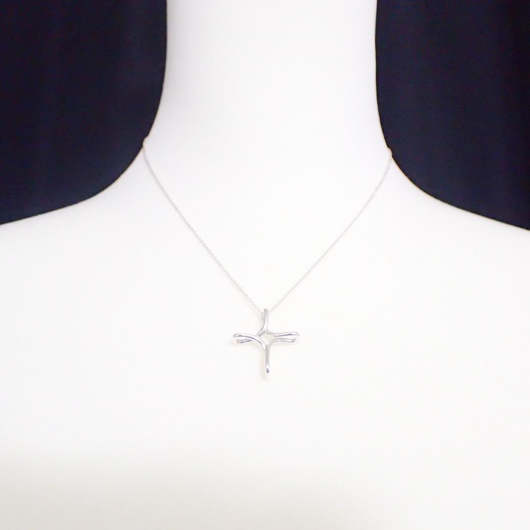 ティファニー TIFFANY インフィニティクロス ネックレス シルバー