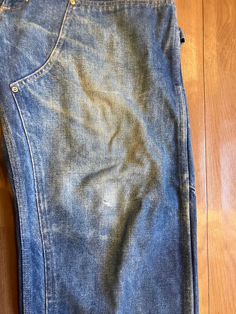 ク*ま様 【激レア】カーハート 80s デニム ダブルニーパンツ 初期型