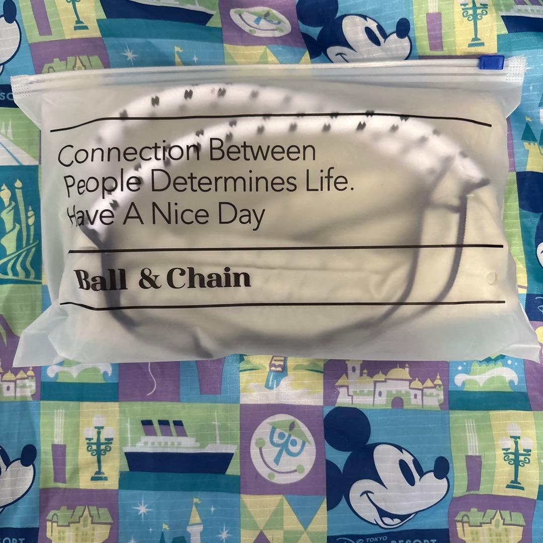 【Lサイズ】 BALL&CHAIN ANA エコバッグ Ｌ ペールグレイ