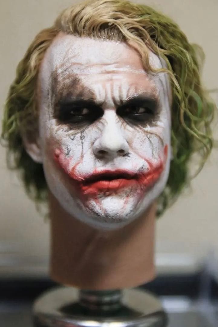 1/6 カスタム植毛ヘッド ダークナイト ジョーカー 審問1.0Ver