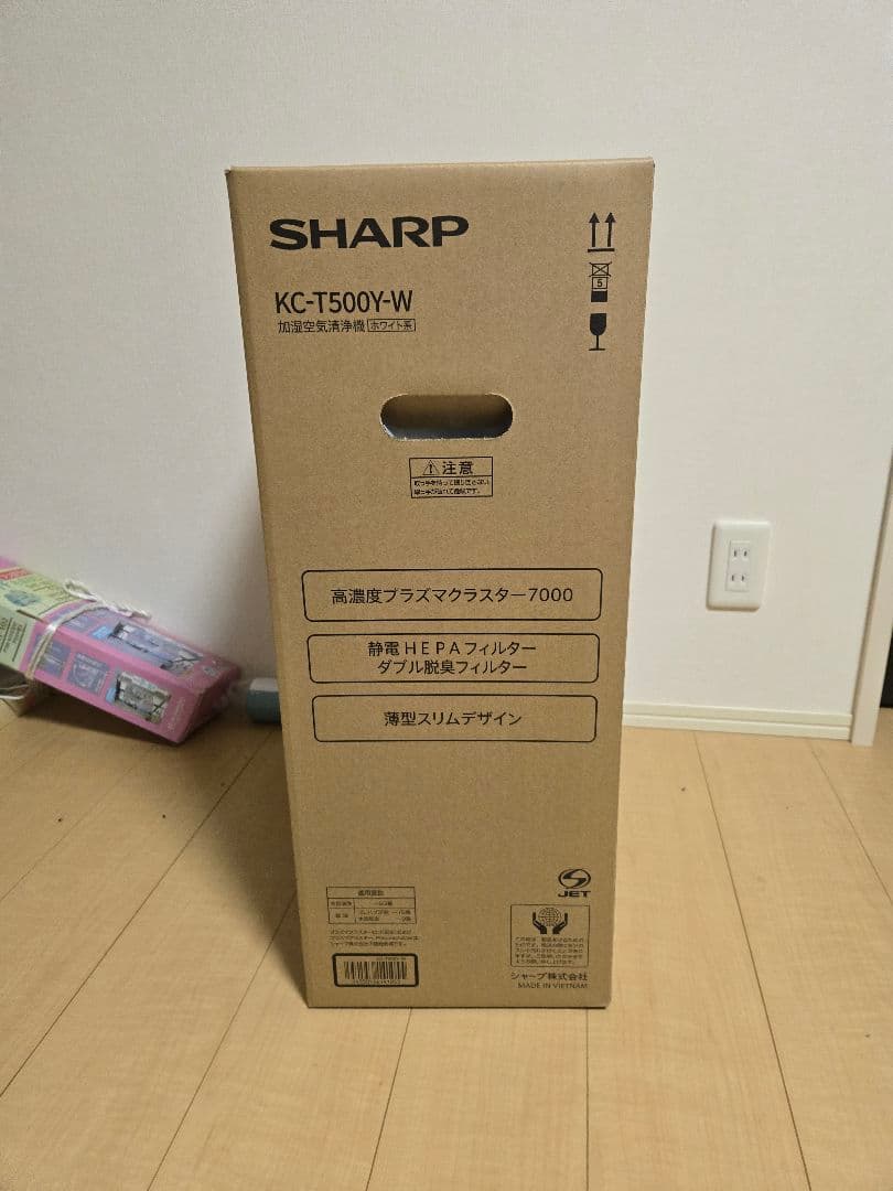 SHARP KC-T500Y-W 空気清浄機