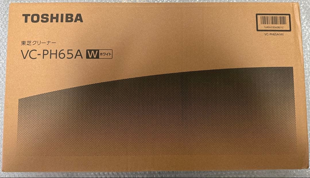 新品　東芝 掃除機 紙パック式 軽量コンパクト ホワイト VC-PH65A-W