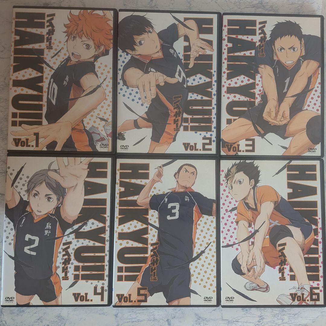 DVD　ハイキュー‼︎ 1期、2期、3期、4期　劇場版　全36巻　新品ケース付
