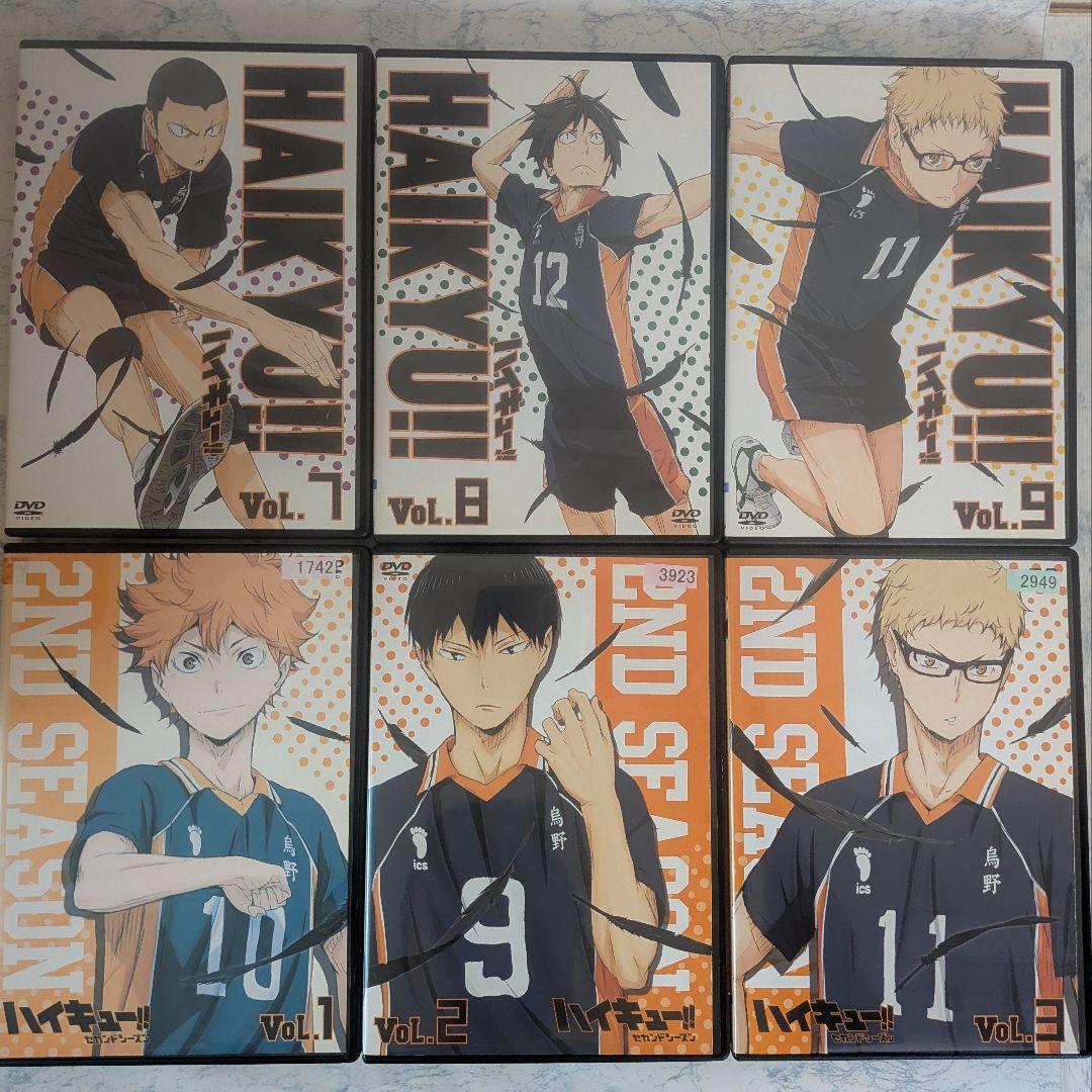 DVD　ハイキュー‼︎ 1期、2期、3期、4期　劇場版　全36巻　新品ケース付