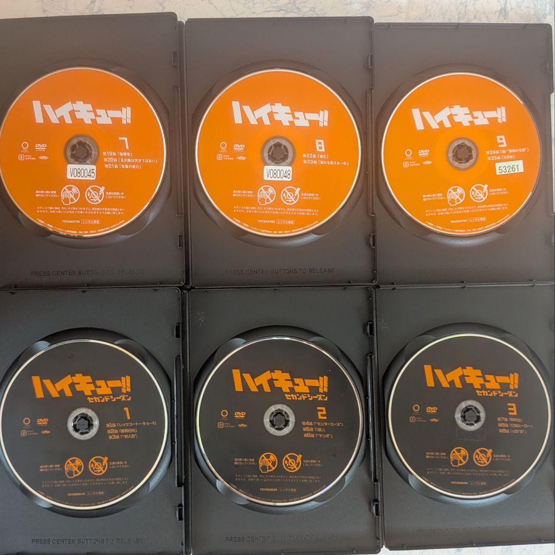 DVD　ハイキュー‼︎ 1期、2期、3期、4期　劇場版　全36巻　新品ケース付
