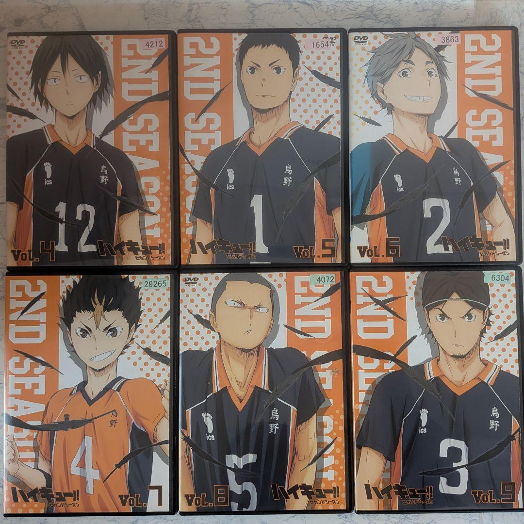 DVD　ハイキュー‼︎ 1期、2期、3期、4期　劇場版　全36巻　新品ケース付