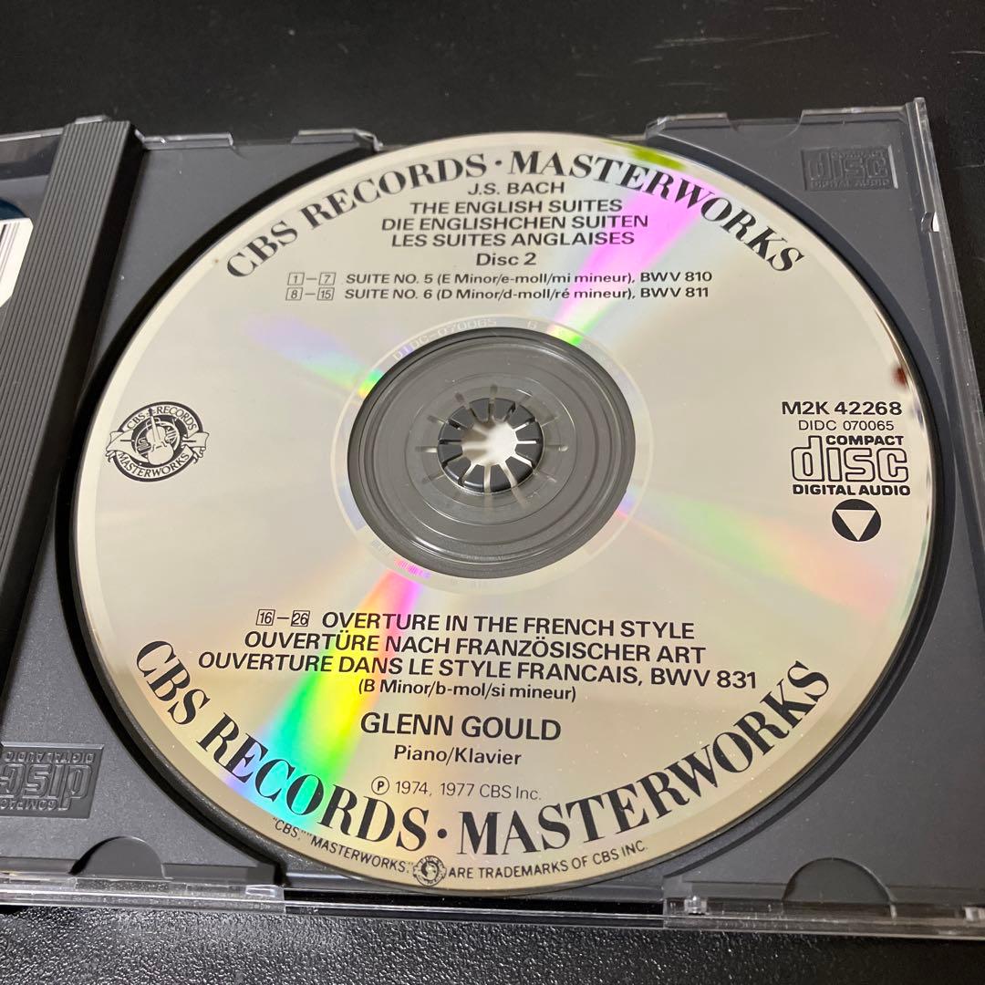 【売約済】グールド／バッハ:イギリス組曲(全6曲) 2CD