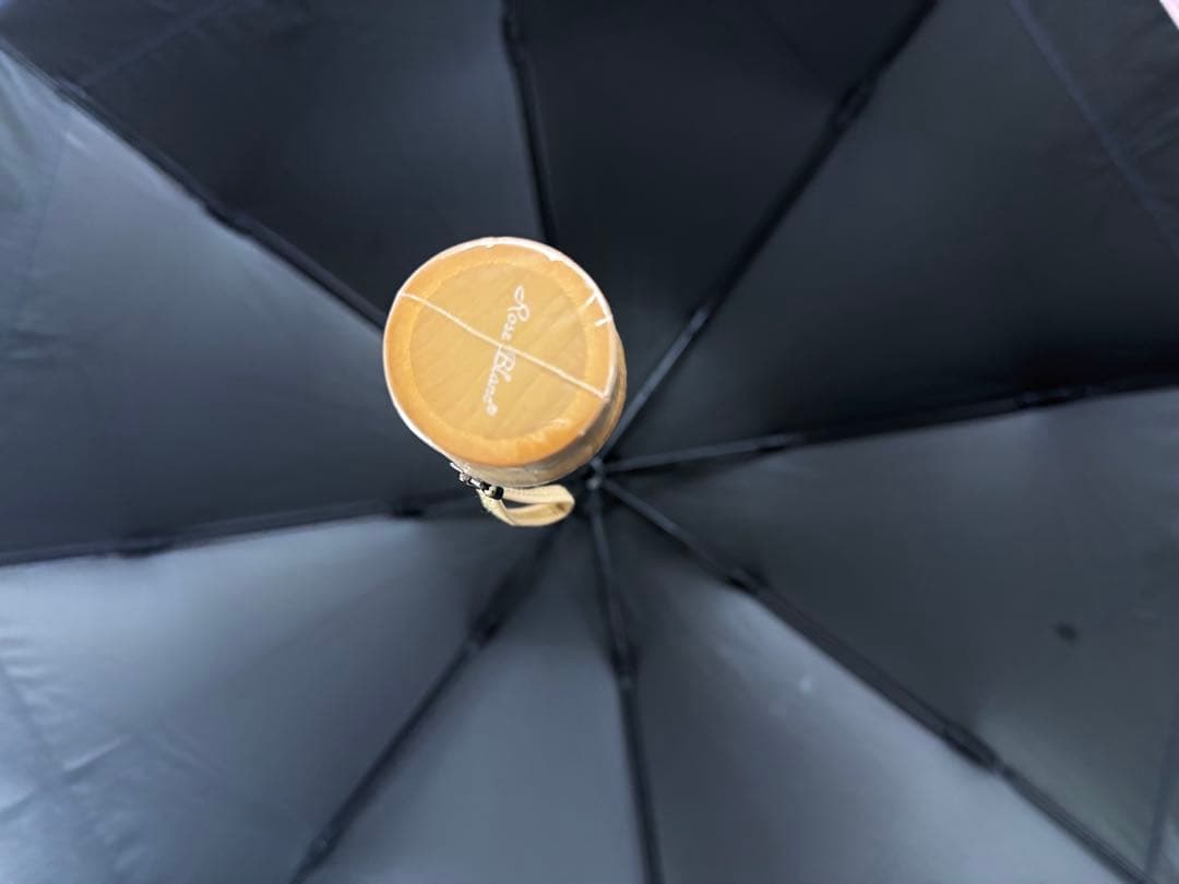 芦屋ロサブラン 折りたたみ日傘 3段折り コンビ ネイビー×ピンク