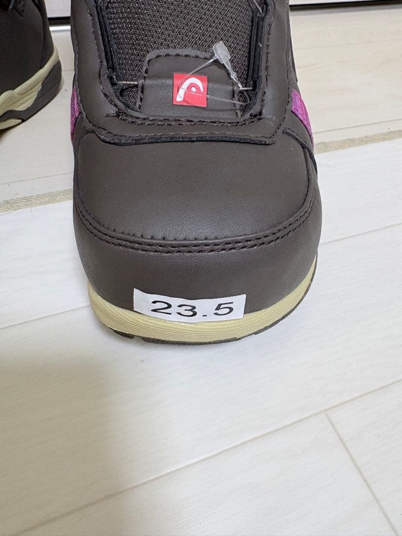 ピンク/黒 スノーボードセットhead3点セットカバー入り￼140センチ