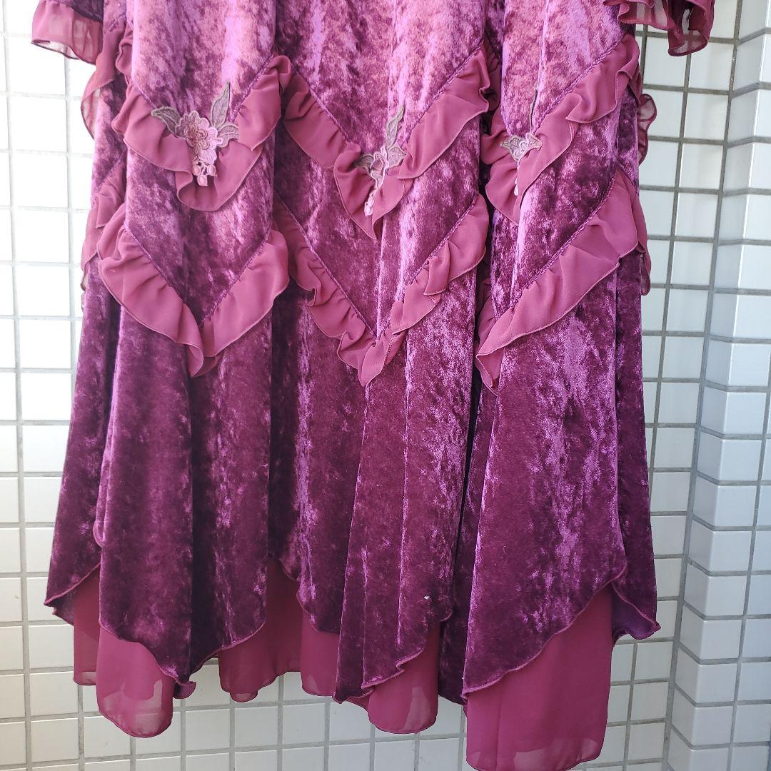 【スターバレリーナ】✴️超豪華　ベルベットロングワンピース