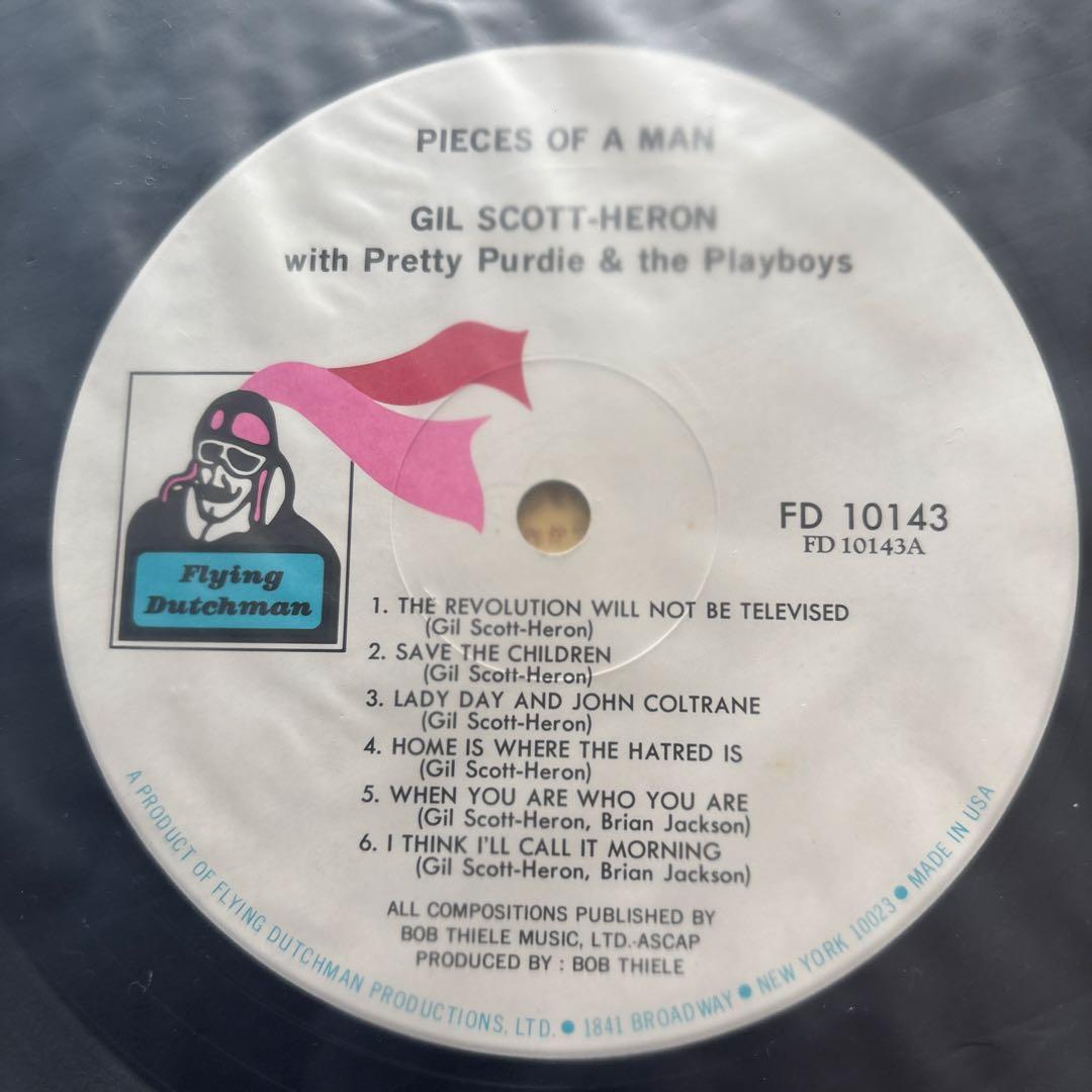 Gil Scott-Heron Pieces of a Man LP レコード