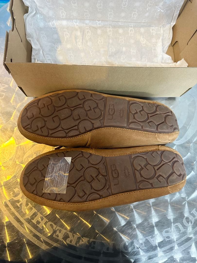 UGG ブラウン モカシン 靴 25cm