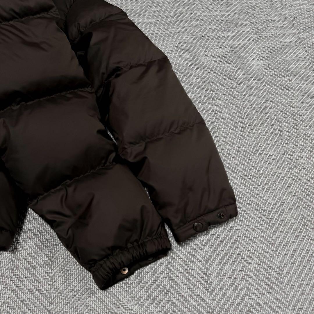 美品 希少 ポロバイラルフローレン 肉厚 ダウンジャケット ブラウン フード M