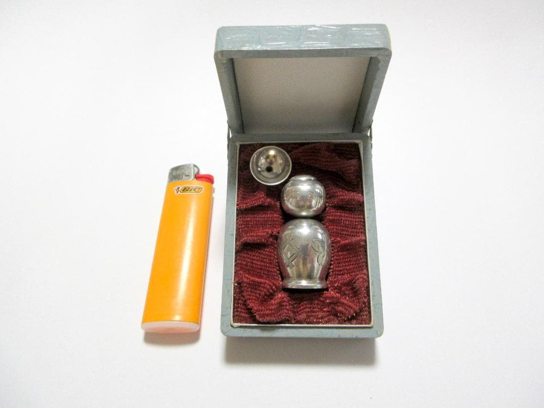 銀製 こけし型 香水瓶 SILVER950 パフュームボトル ミニ香水ボトル