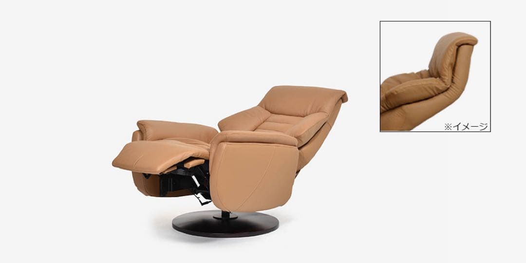 2024年購入 IDC大塚家具 電動リクライニングチェア 半革 定価16.8万円