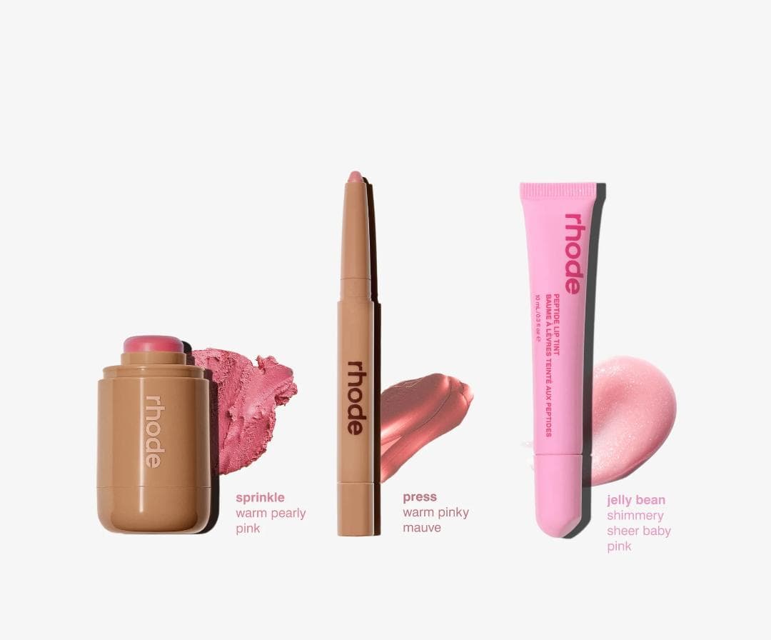 RHODE ブラッシュ/リップ/リップシェイプ 3点セット