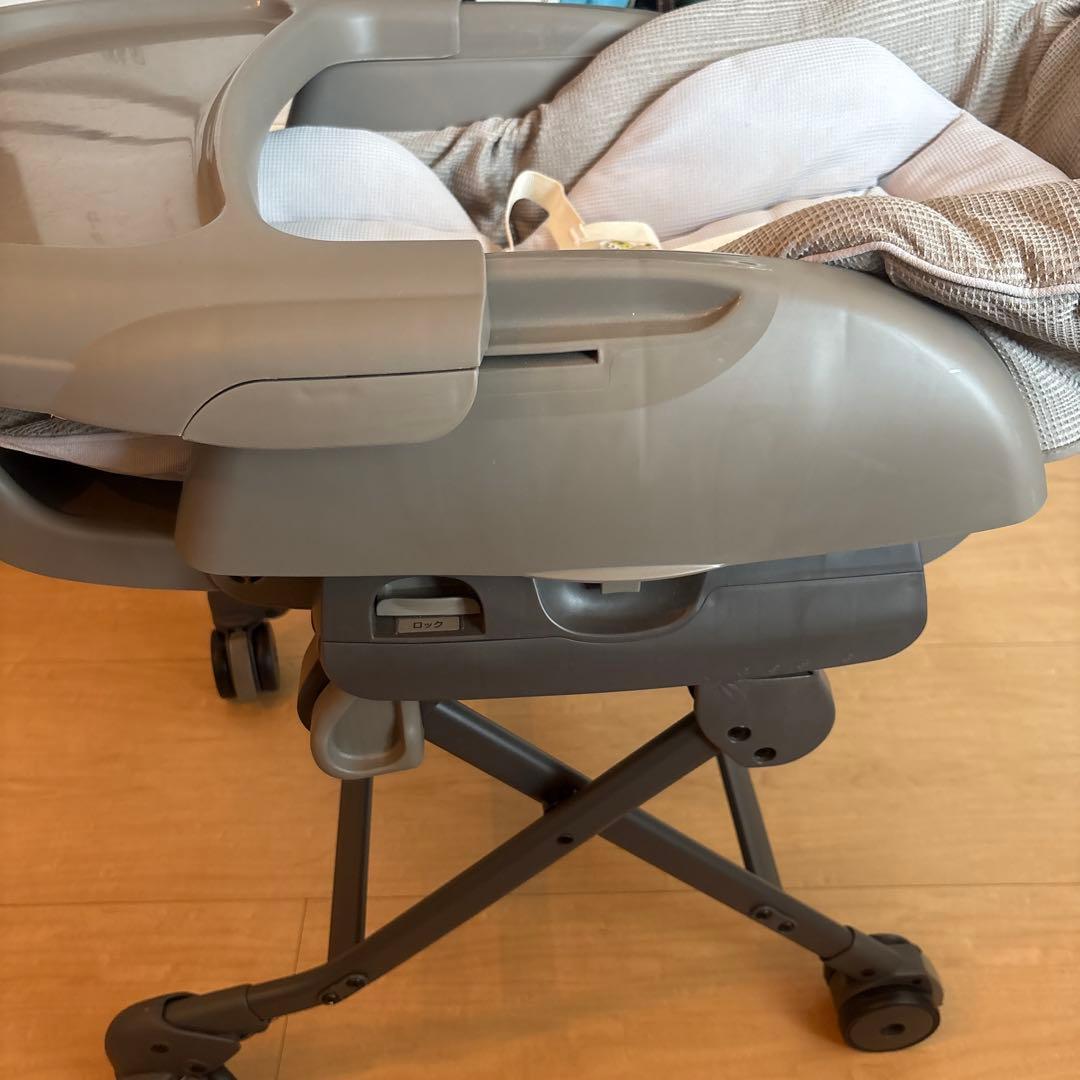 【美品】コンビ ネムリラ シンプライト ハイローチェア 手動